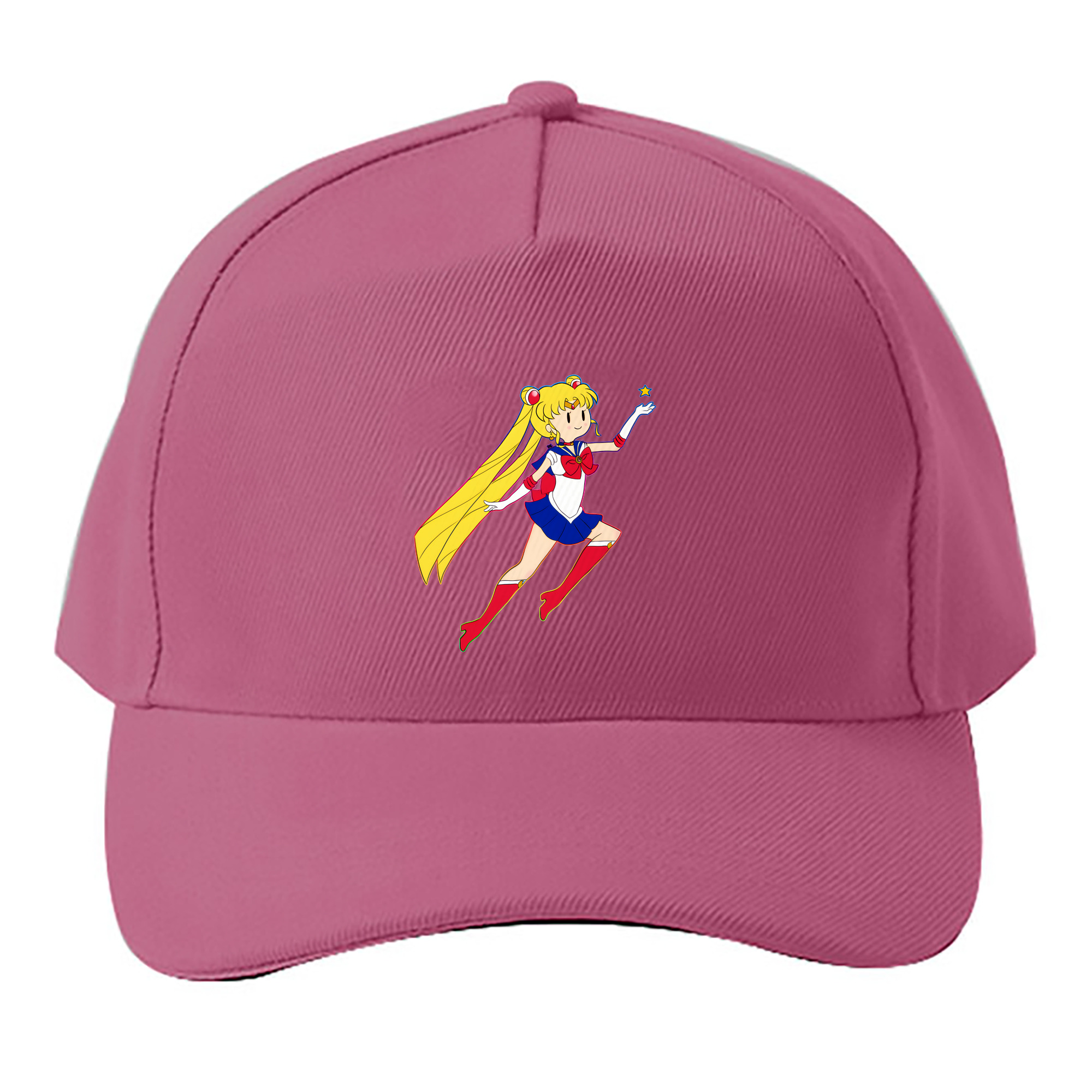 （画像用） 美少女戦士セーラームーン 月野 うさぎ つきの うさぎ Sailor Moon Tsukino Usagi ベースボールキャップ 綿100％ 男女兼用 帽子 スポーツ
